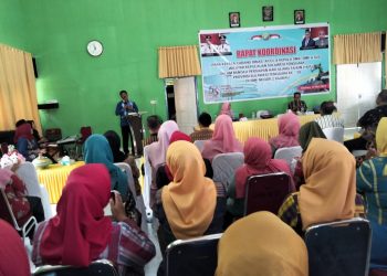 Para Kepala SMA/SMK mengikuti Rakor Persdiapan HUT ke-58 Sultra