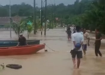 Hujan Lebat, Ruas Jalan dan Satu Dusun di Buton Terendam Banjir