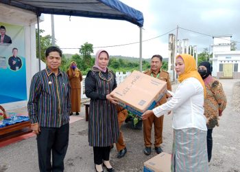 Ketua TP PKK Buton Serahkan Bantuan kepada IKM Idaman