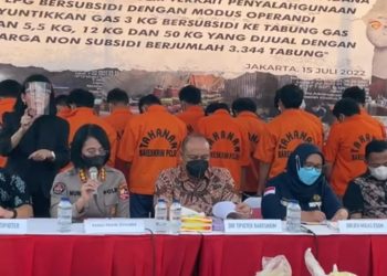 Polisi Ungkap Kasus Penyalahgunaan Elpiji Subsidi, Belasan Tersangka Ditangkap 