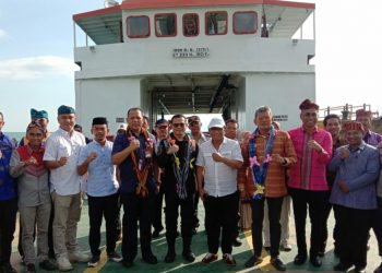 Fery Mawasangka – Talaga Resmi Beroperasi, Ridwan Bae Apresiasi Kinerja Cepat Pj Bupati Buteng