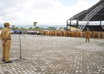 Pimpin Apel, Basiran Minta ASN Laksanakan Tugas dengan Niat yang Lurus