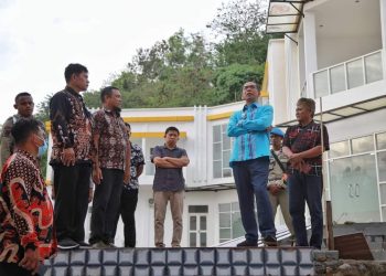 Pj Bupati Buton Tinjau Pembangunan Mess Buton di Kendari