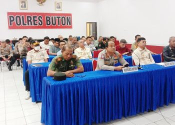 Siap Amankan Perayaan Idul Fitri 1444 H, Polres Buton Gelar Rakor Lintas Sektroral