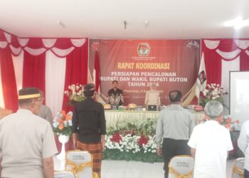 KPU Buton Bertemu Pihak Parpol Bahas Persiapan Pencalonan Bupati dan Wakil Bupati 2024