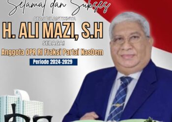 Dilantik Hari Ini Jadi Anggota DPR RI, Nasdem Buton Yakini Ali Mazi Bisa  Membawa Harapan Baru untuk Rakyat Sultra