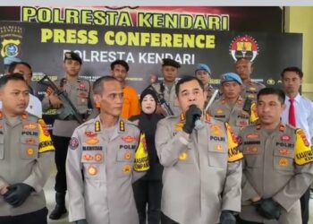 Kapolresta Kendari Ungkap Kronologis Kasus Pembunuhan ASN Muna di Kamar Hotel