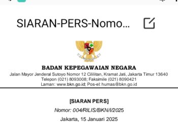 Lagi, BKN Perpanjang Pendaftaran Seleksi PPPK Sampai 20 Januari