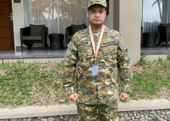 Pakai Seragam Loreng, Bupati Buton Alvin Akawijaya Putra Jalani Retreat di Akmil Magelang