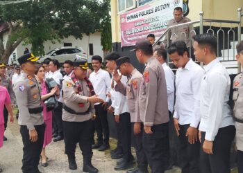 Polres Buton Sambut Komandan Baru AKBP Ali Rais Ndraha