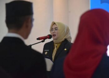 Wali Kota Kendari Lantik 61 Pejabat Baru