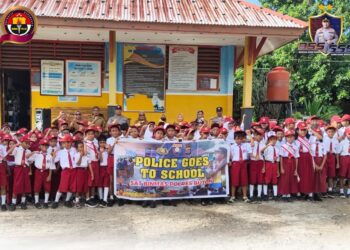 Binmas Polres Buton Edukasi Murid Sekolah Dasar Tentang Pentingnya Menjaga Kamtibmas