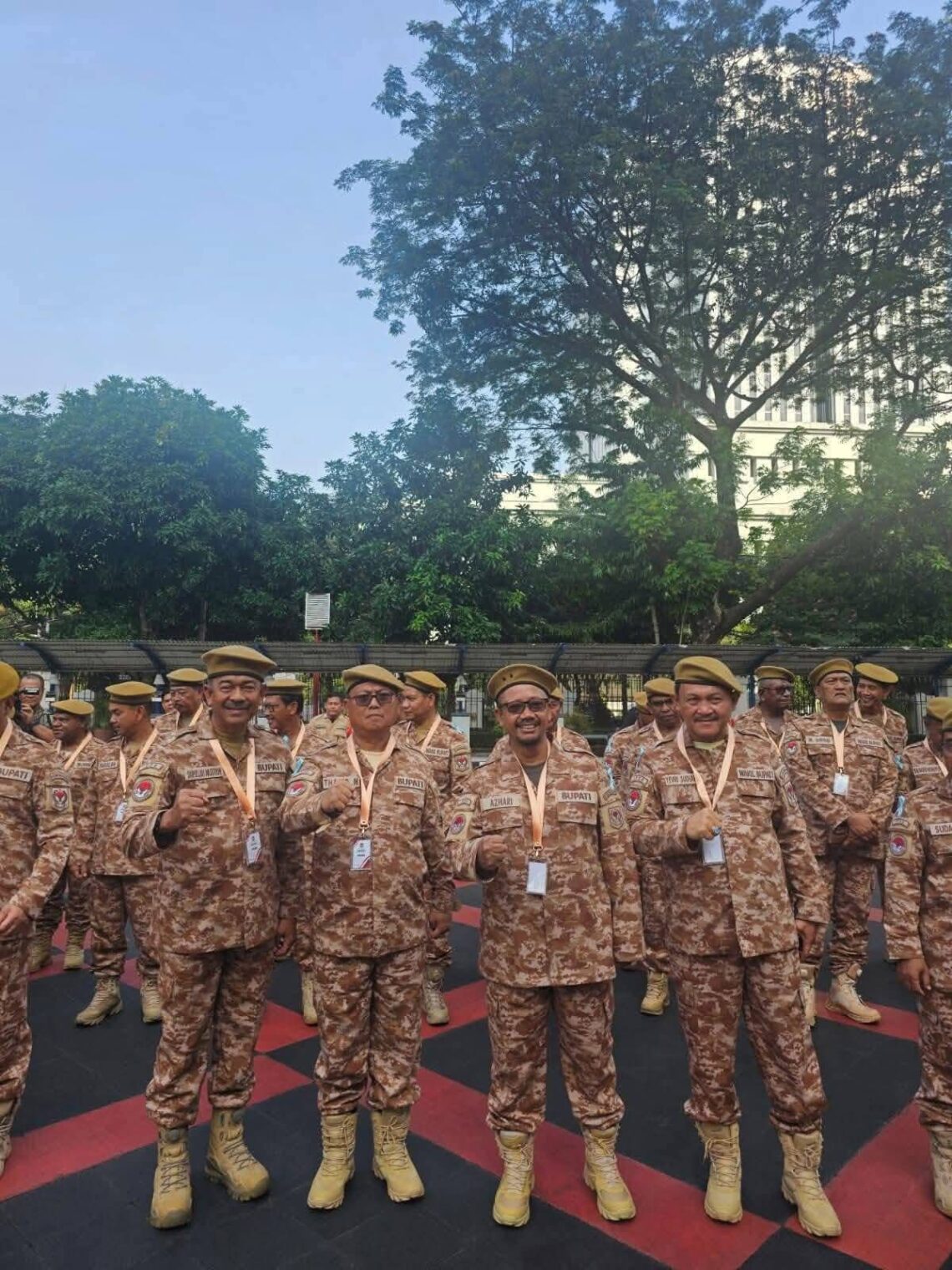 Bupati Buteng Azhari bersama kepala daerah di Indonesia Ikuti Retret gelombang kedua di IPDN Jatinangor.