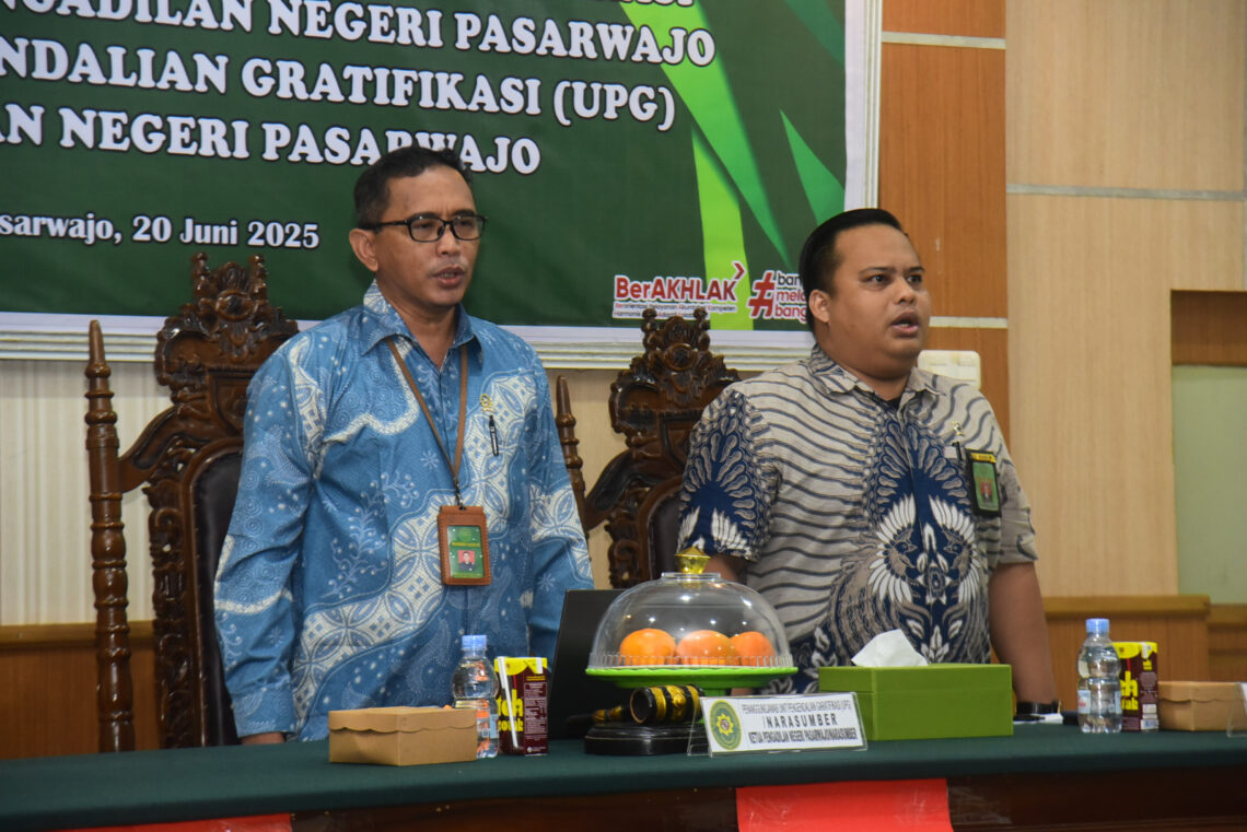 Ketua Pengadilan Negeri Pasarwajo, Ivan Budi Hartanto.